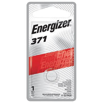 Energizer Oxide d'argent 371 1.55 volts