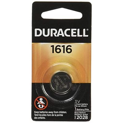 Duracell CR1616 carte de 1