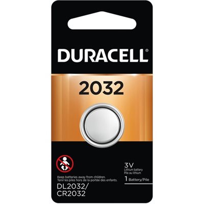 Durcacell CR2032 sur carte 1 mcx