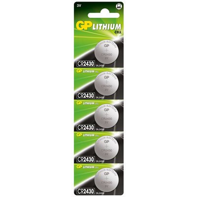 CR2430 Lithium Bouton 3 volts 300mAh