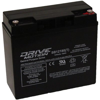 DriveMotion SLA 12 volts 18Ah Term. INSERT