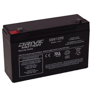 DriveMotion SLA 6 volts 12Ah Term. 3 / 16