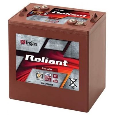 Trojan Reliant AGM T105 6 Volts, 217 Ah